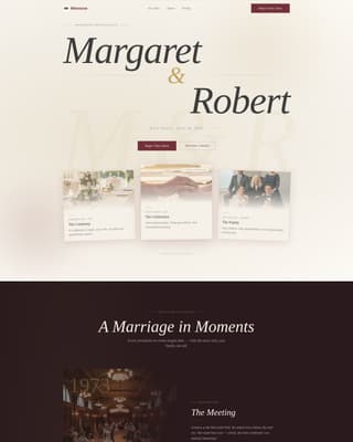 Anniversary Event Professional Website Template