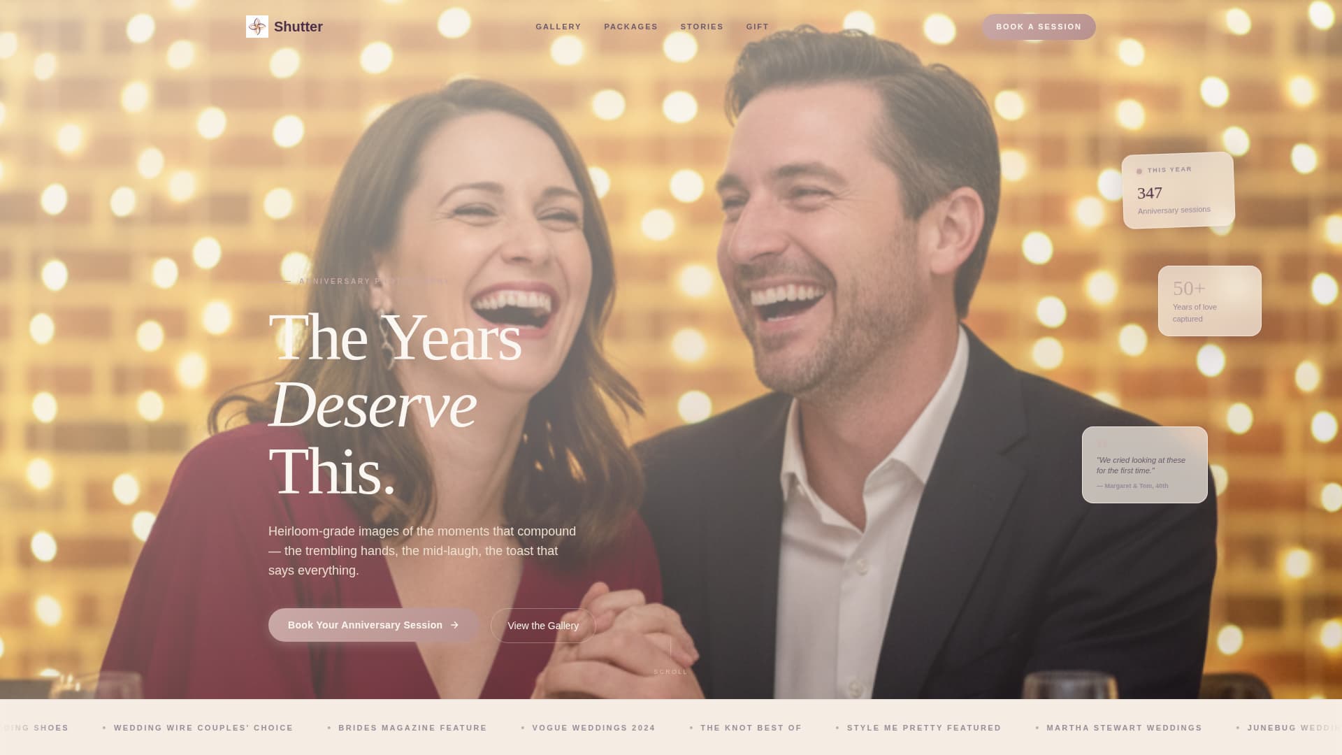 Anniversary - Highconverting Event Landing Page Template