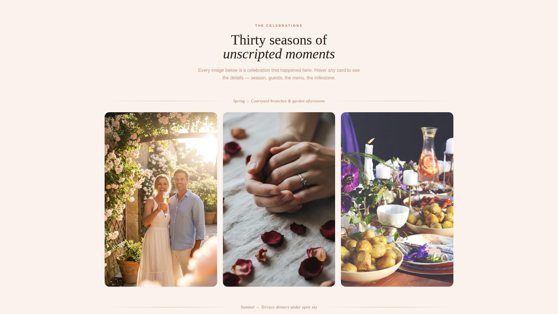 Jubilee - Enchanting Anniversary Landing Page Template
