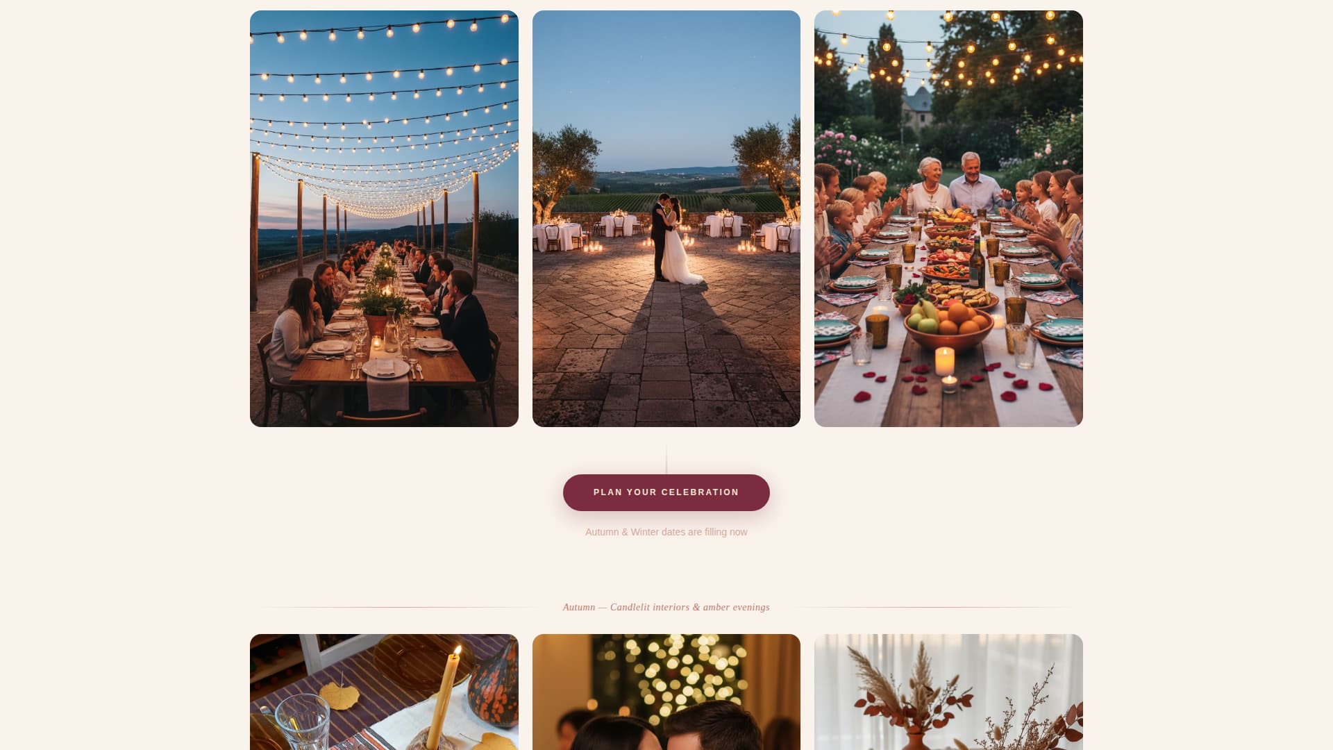 Jubilee - Enchanting Anniversary Landing Page Template