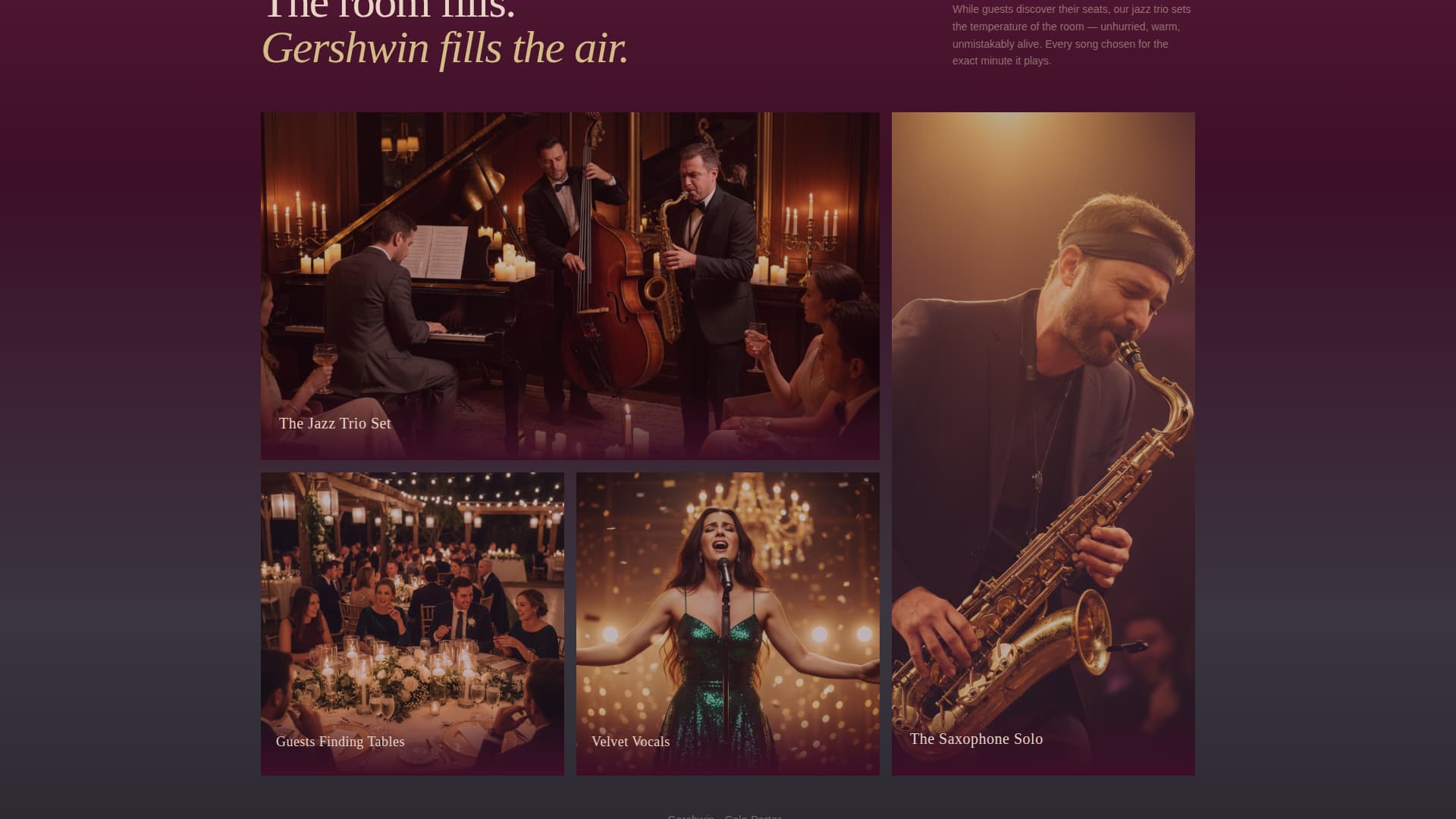 Encore - Captivating Wedding Landing Page Template