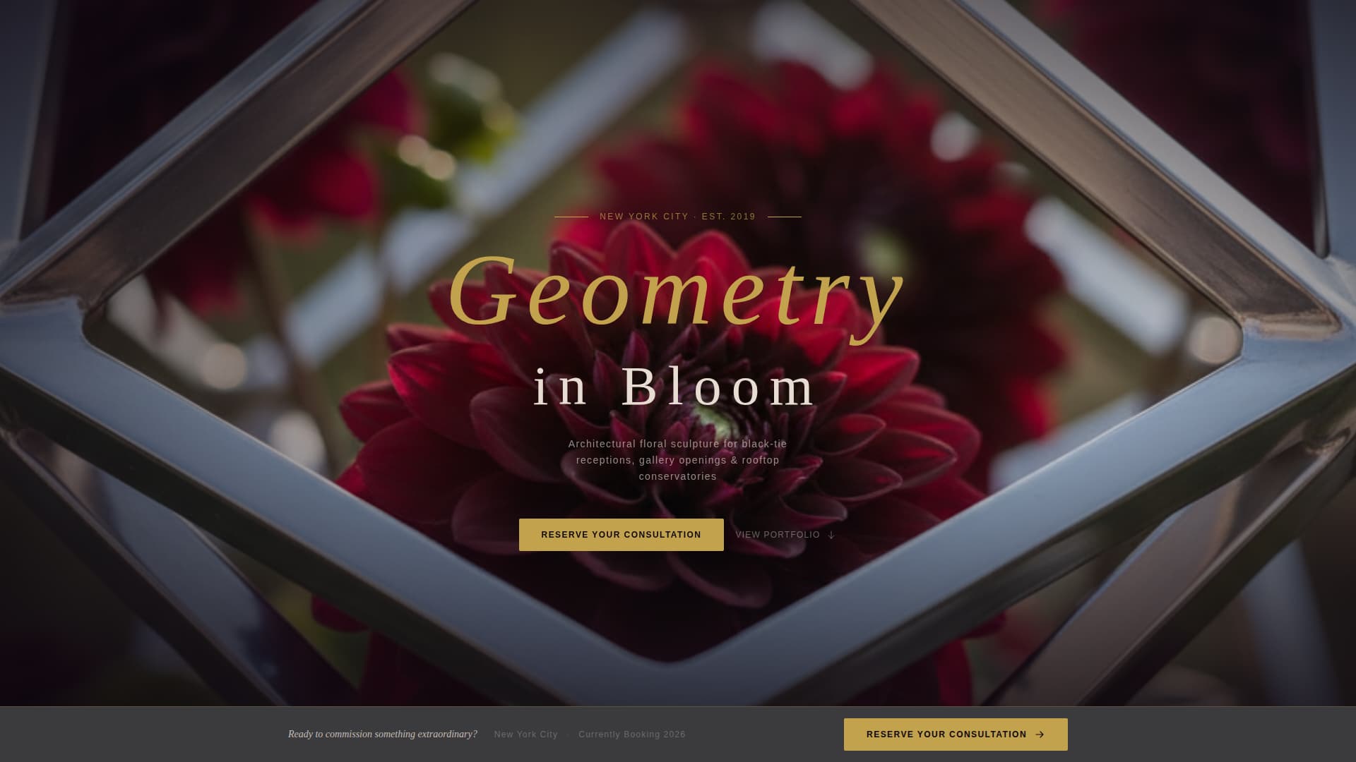 Bloom - Luxe Florist Landing Page Template