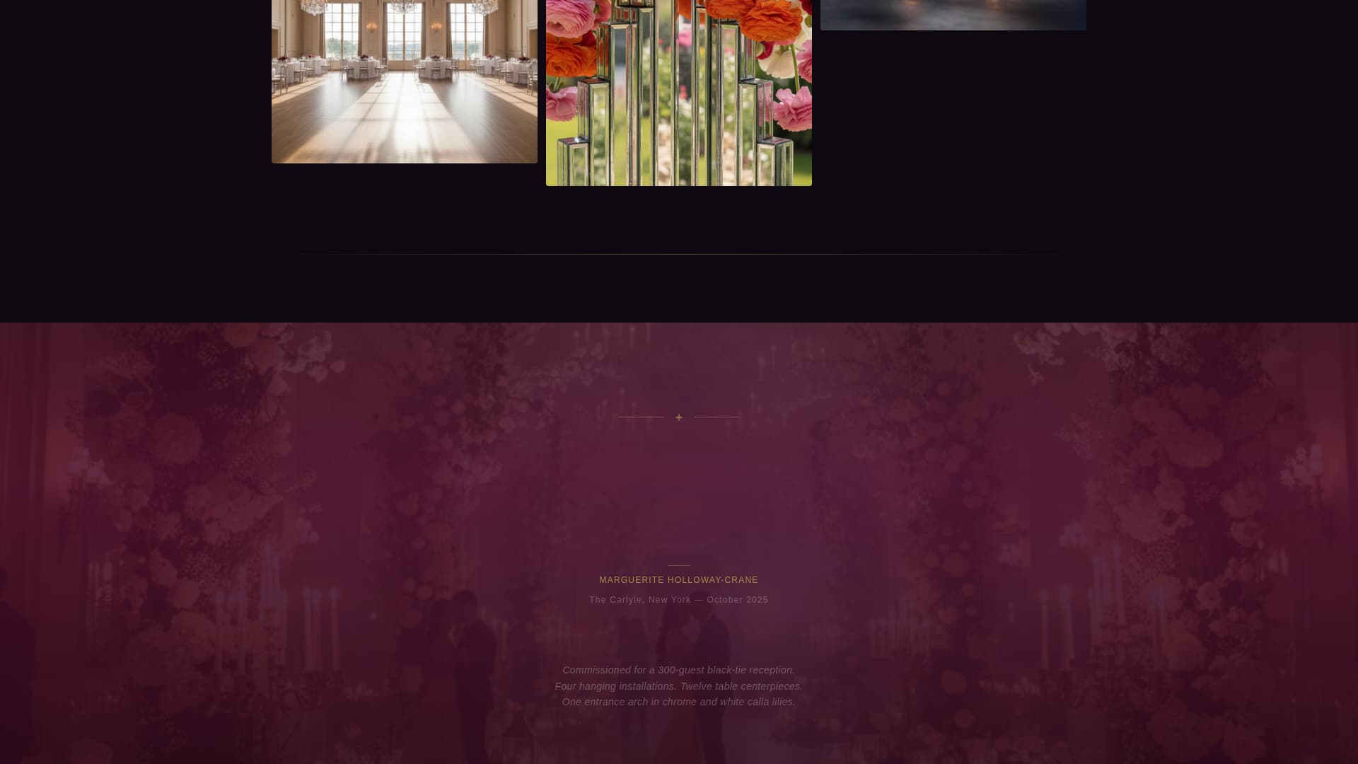 Bloom - Luxe Florist Landing Page Template