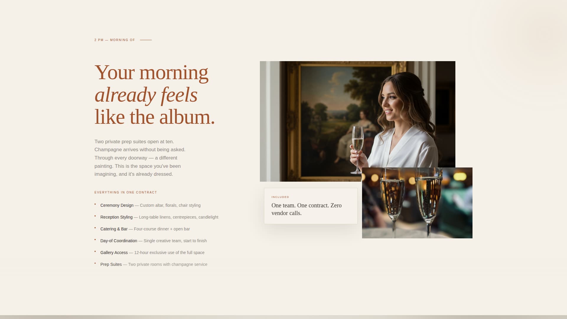 Gallery - Breathtaking Wedding Landing Page Template