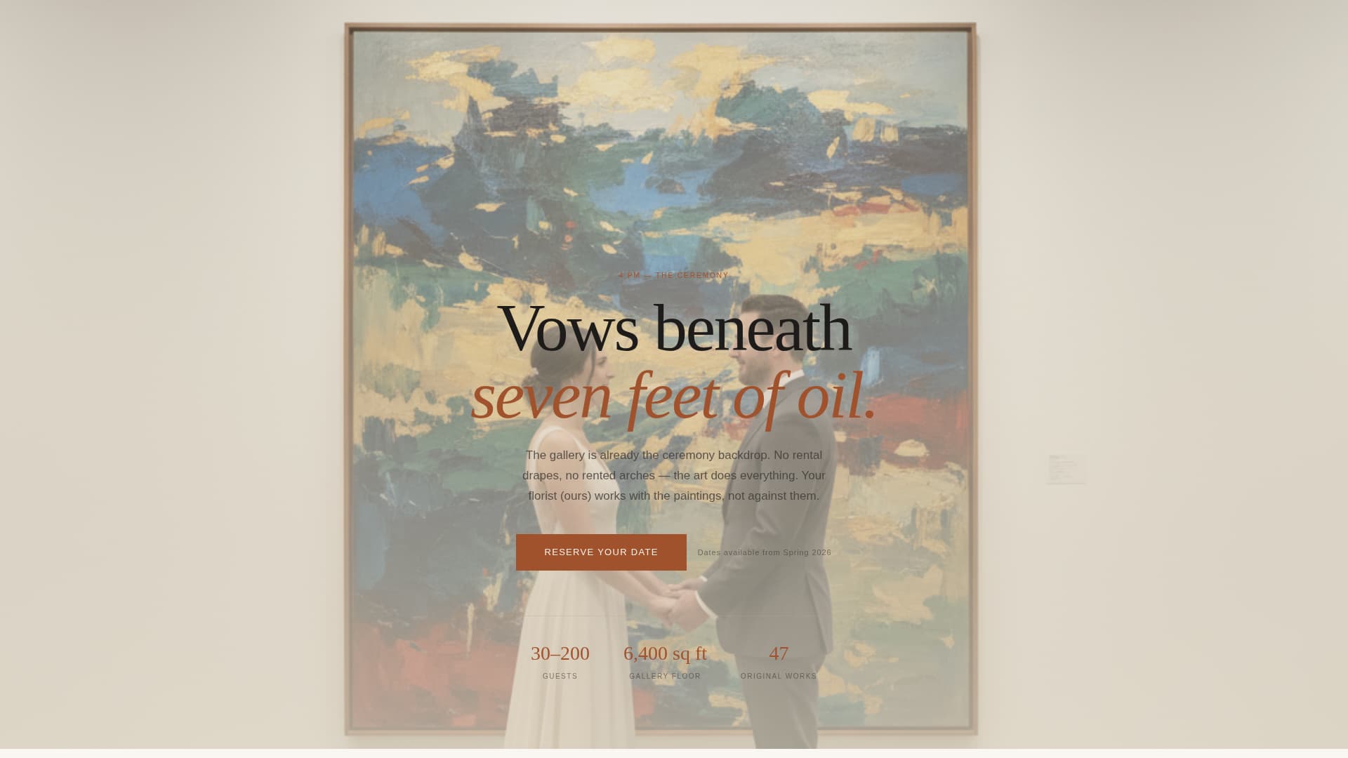 Gallery - Breathtaking Wedding Landing Page Template