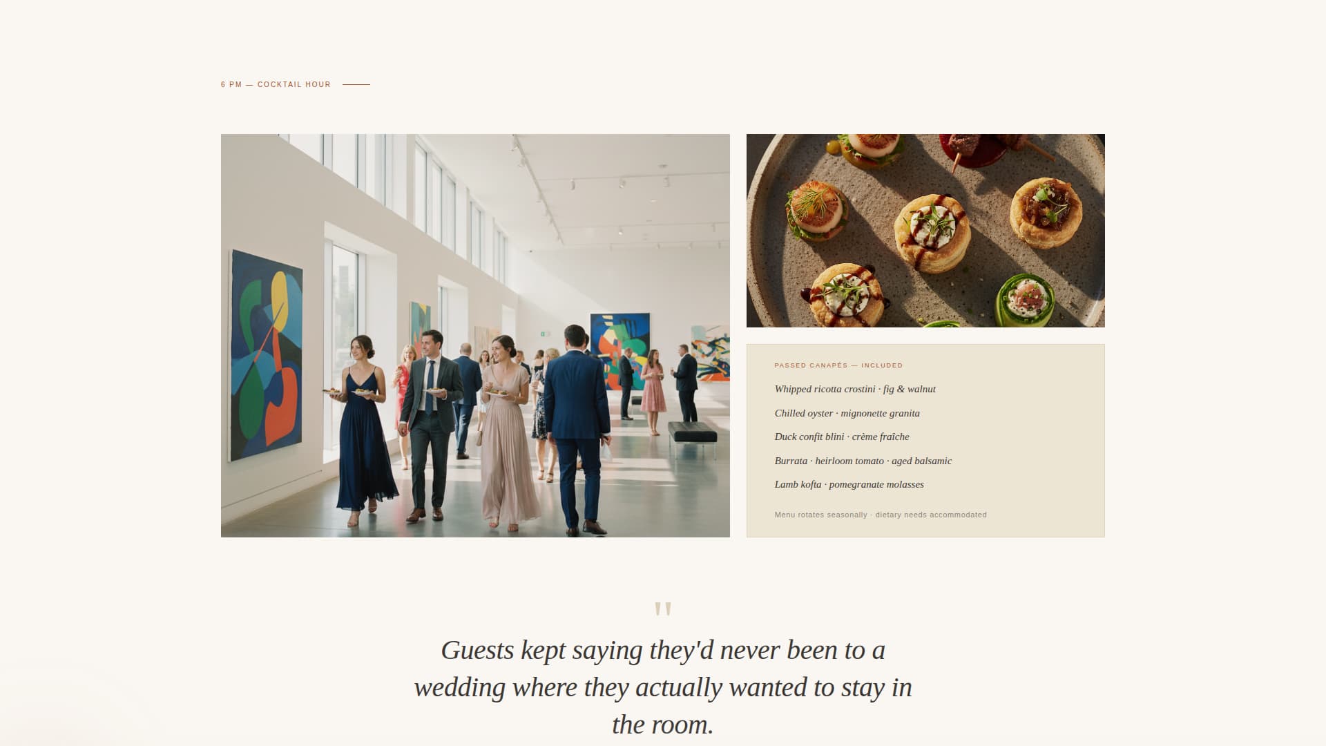 Gallery - Breathtaking Wedding Landing Page Template