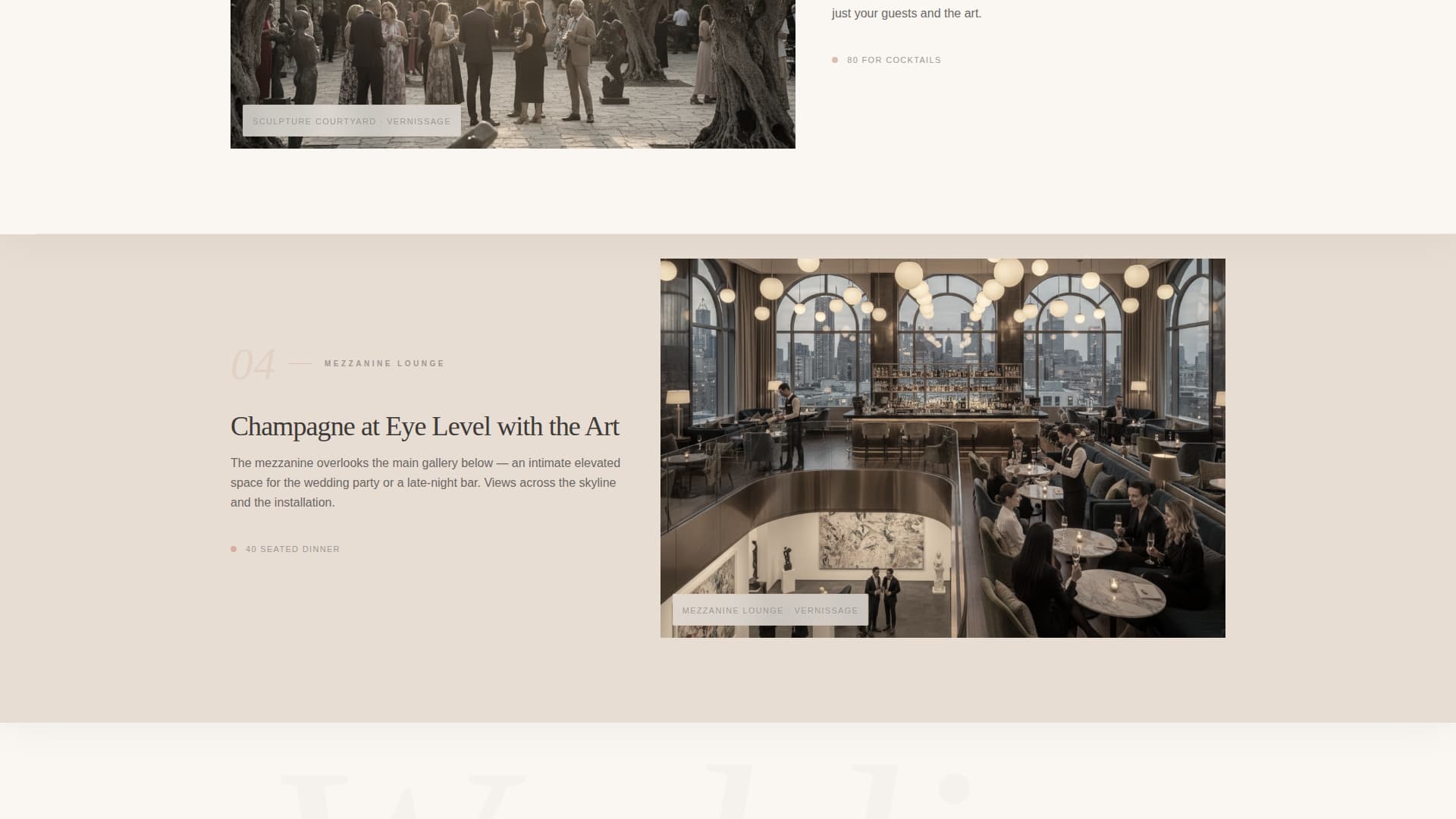 Vernissage - Curated Wedding Landing Page Template