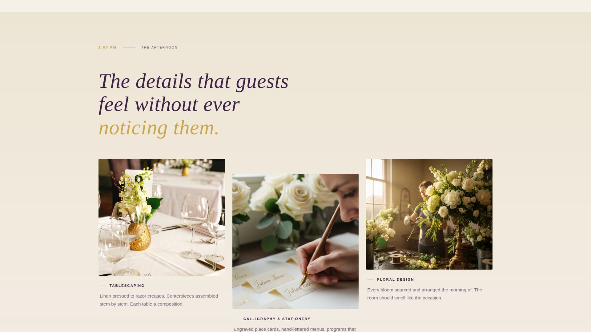 Ovation - Elegant Gala Landing Page Template