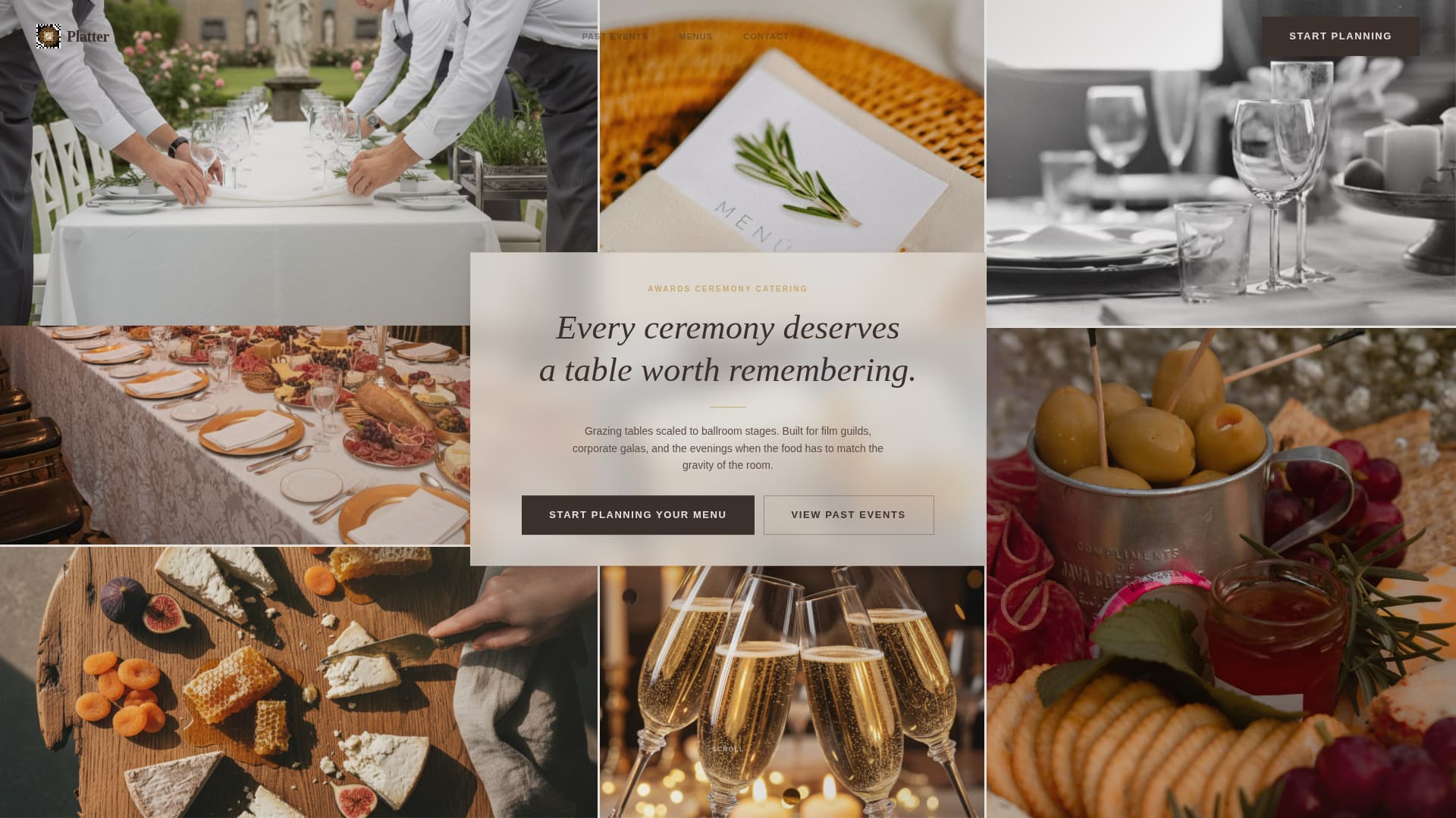 Platter - Elegant Catering Landing Page Template