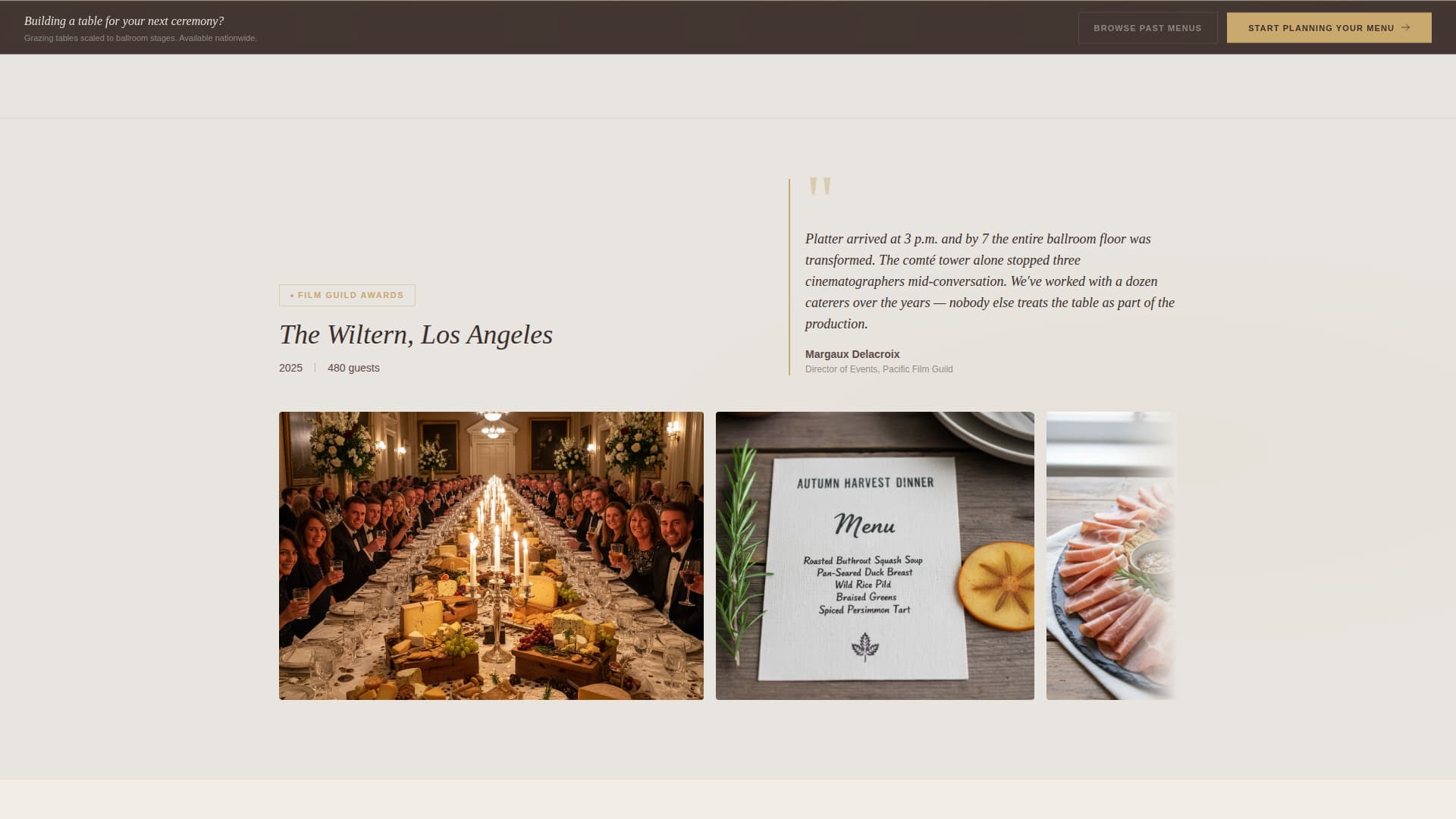 Platter - Elegant Catering Landing Page Template
