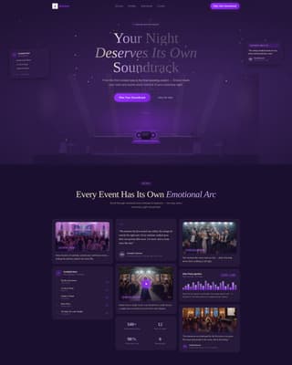 Encore - Captivating Awards Ceremony Landing Page Template