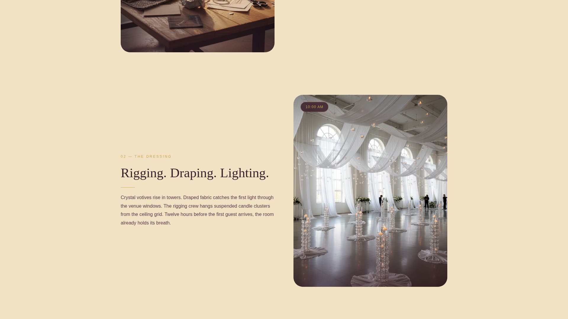 Ovation - Elegant Ceremony Landing Page Template