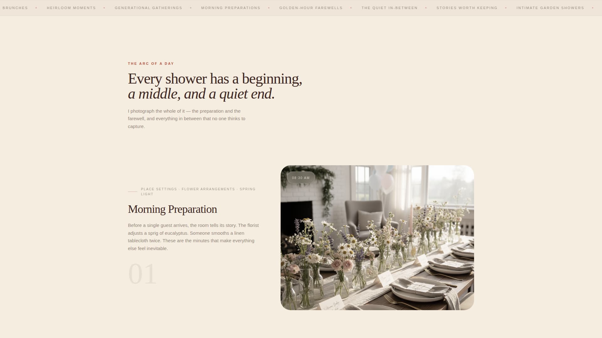Cherish - Heartfelt Baby Shower Landing Page Template