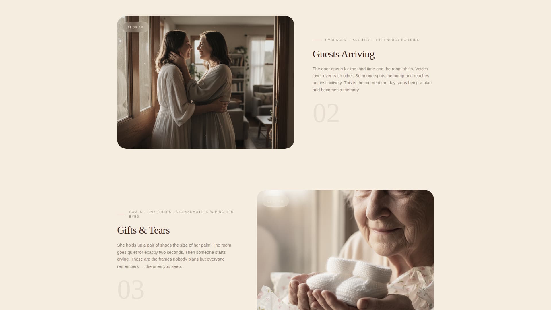 Cherish - Heartfelt Baby Shower Landing Page Template