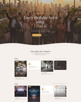 Groove - Vibrant DJ Landing Page Template
