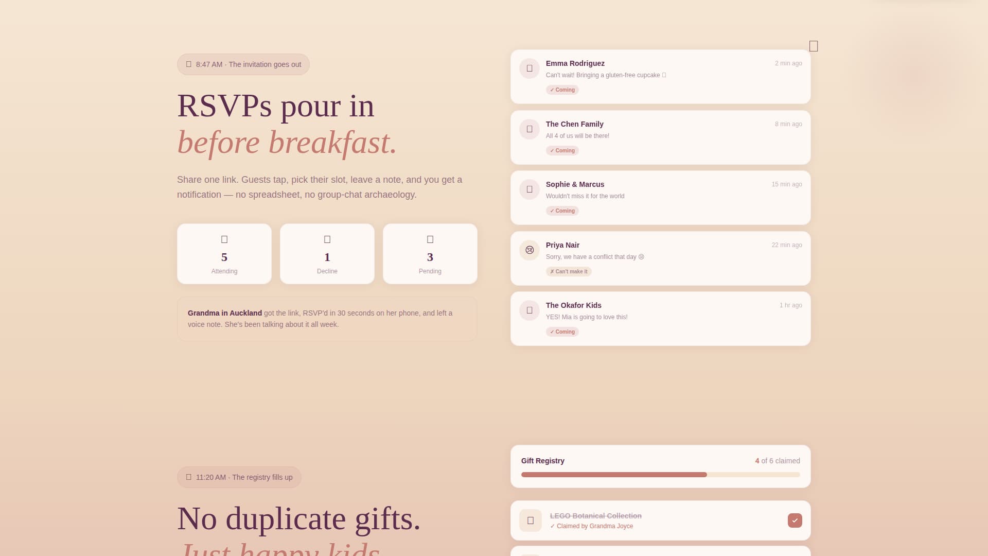 Celebrate - Heartfelt Birthday Landing Page Template