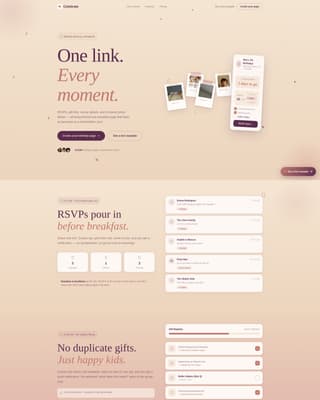 Celebrate - Heartfelt Birthday Landing Page Template