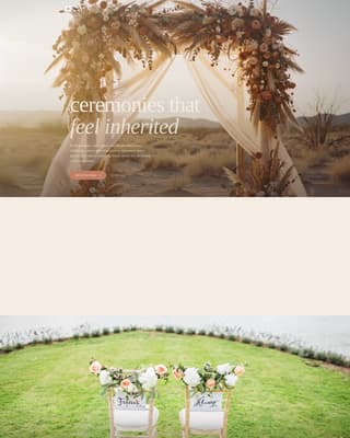Vow - Enchanting Bohemian Landing Page Template