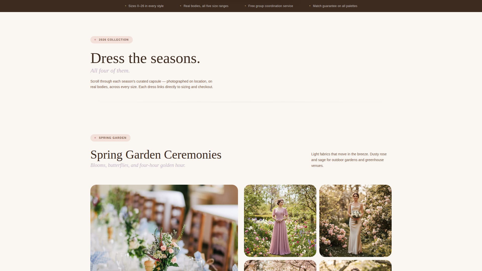 Aisle - Elegant Bridesmaid Landing Page Template