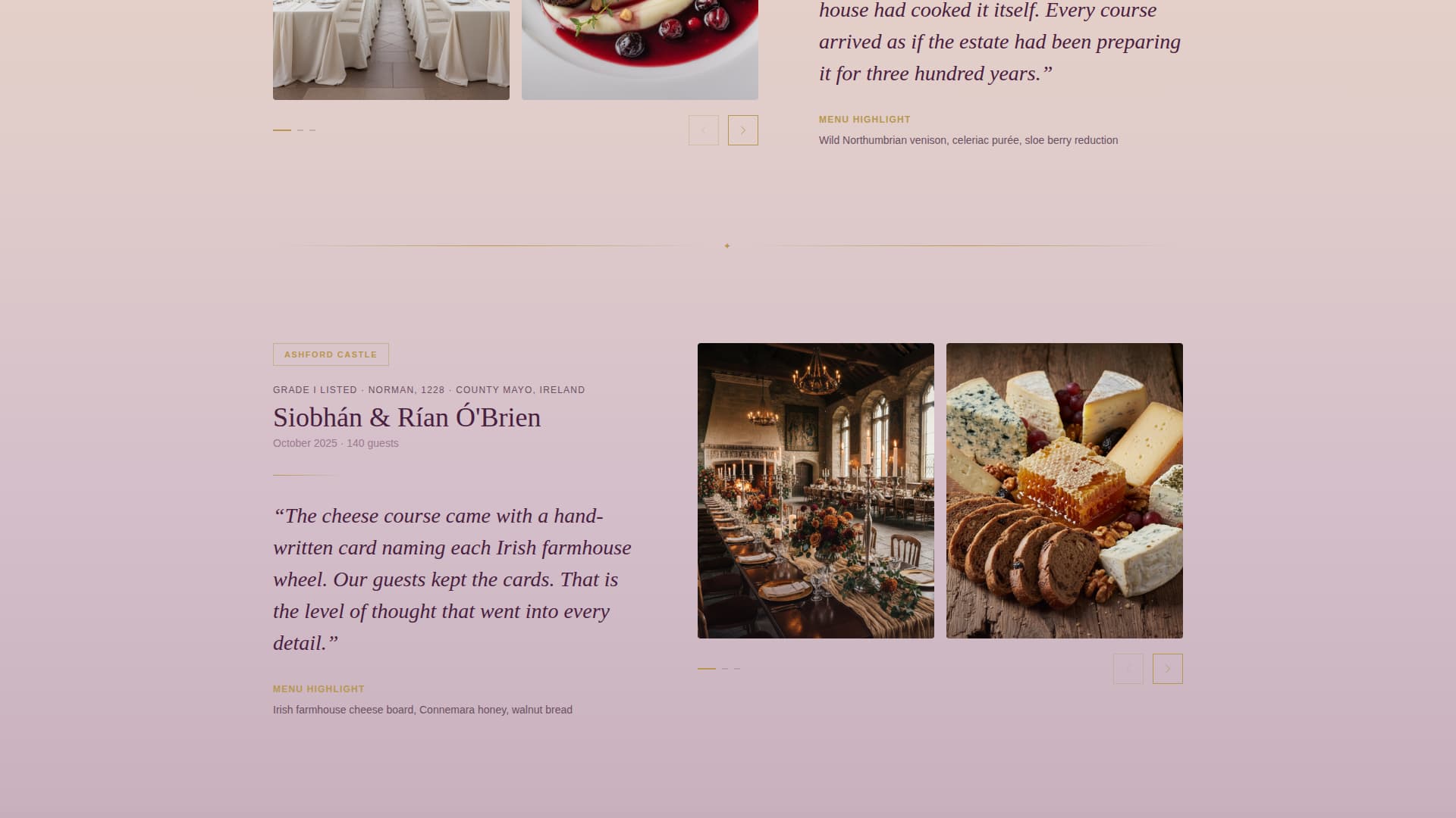 Banquet - Elegant Estate Landing Page Template