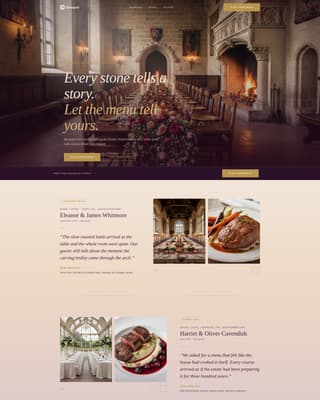 Banquet - Elegant Estate Landing Page Template