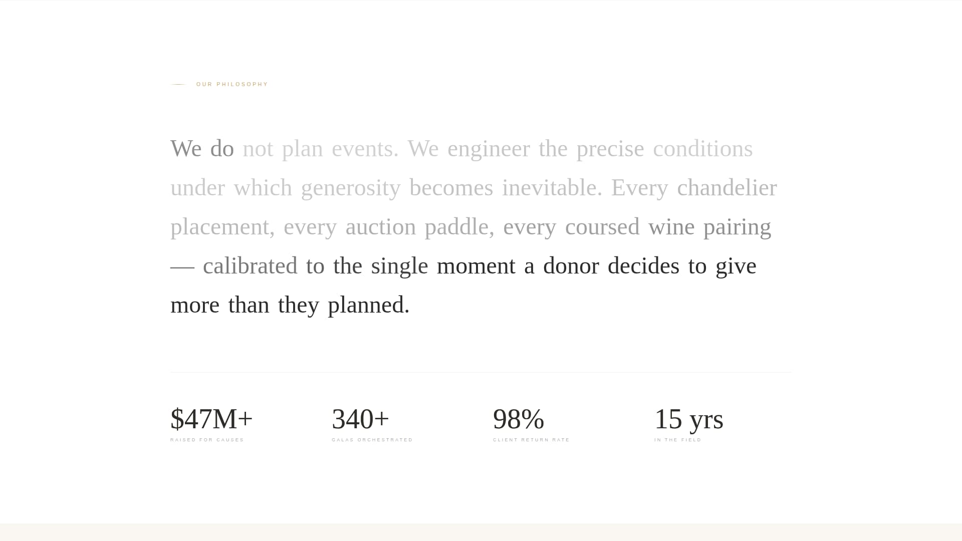 Gala - Elegant Fundraising Landing Page Template