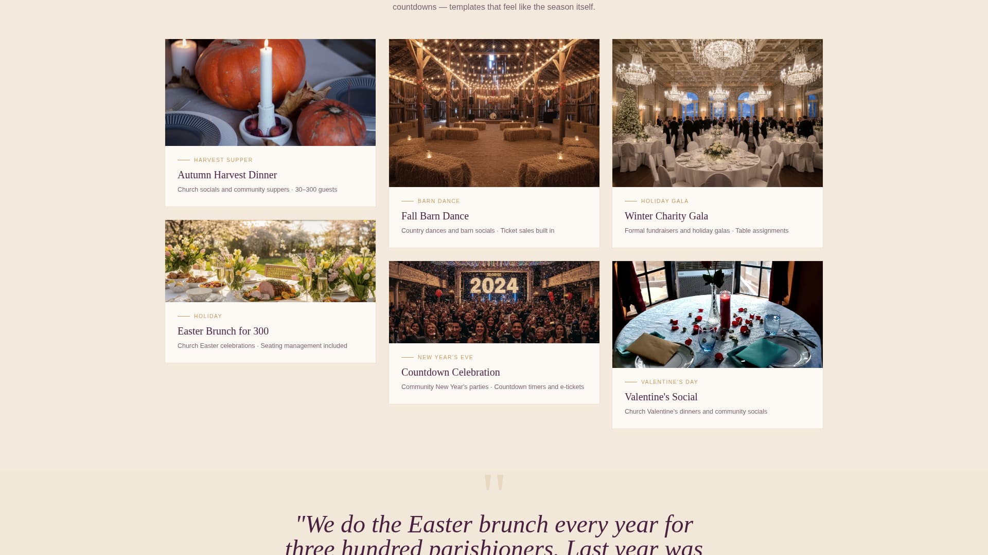 Gather - Artisan Community Landing Page Template