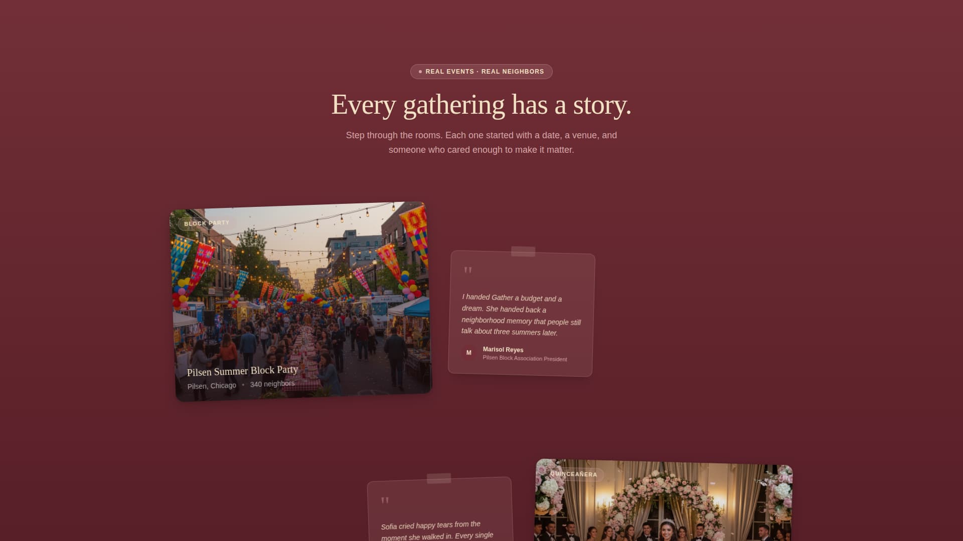 Gather - Vibrant Community Landing Page Template