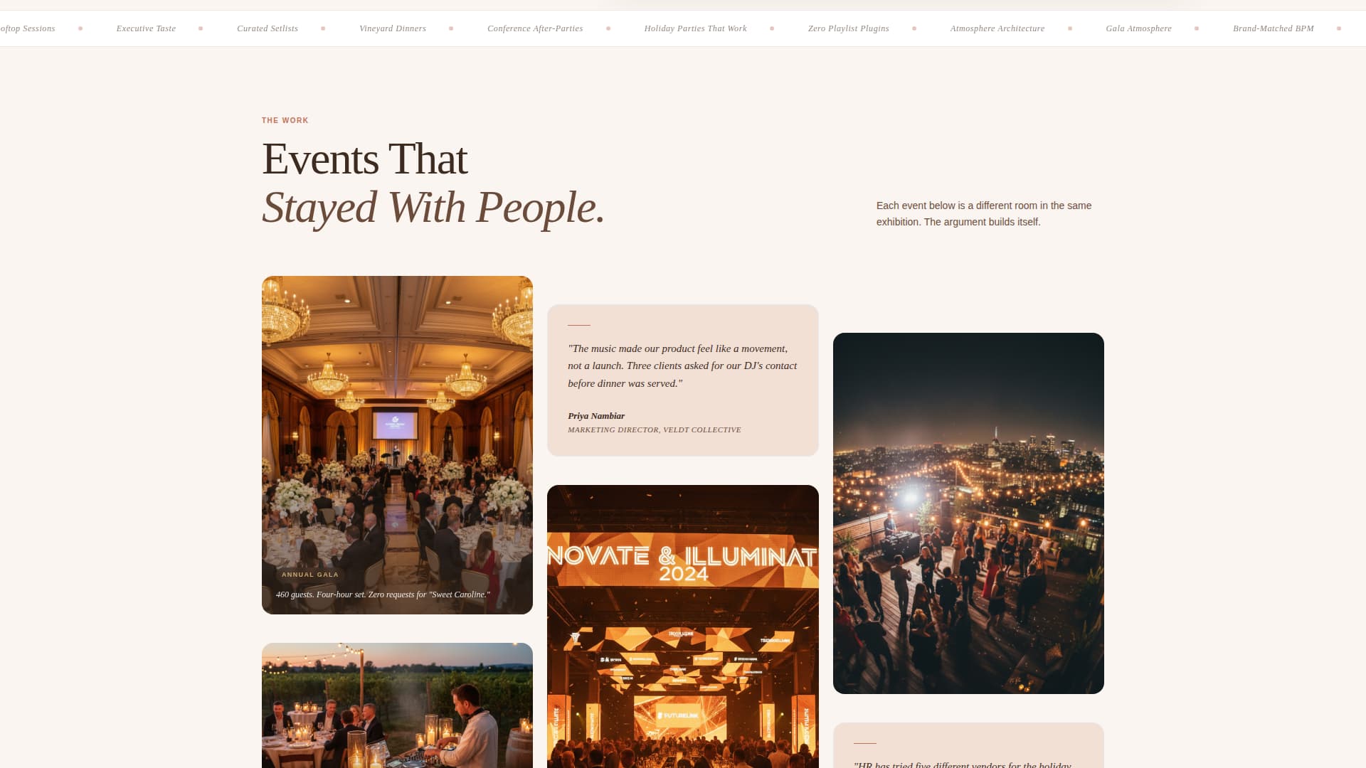 Groove - Curated DJ Landing Page Template