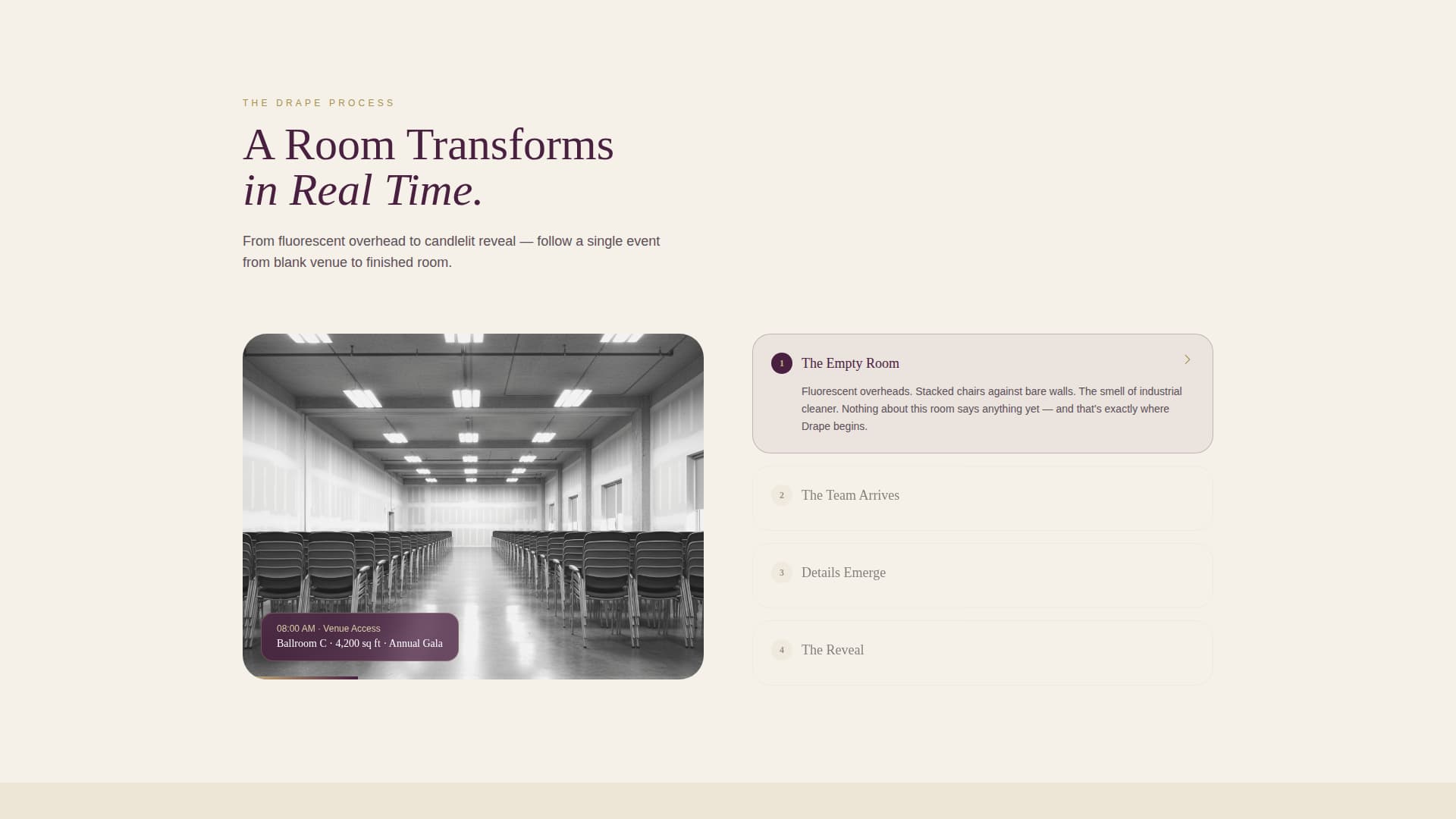 Drape - Elegant Corporate Landing Page Template