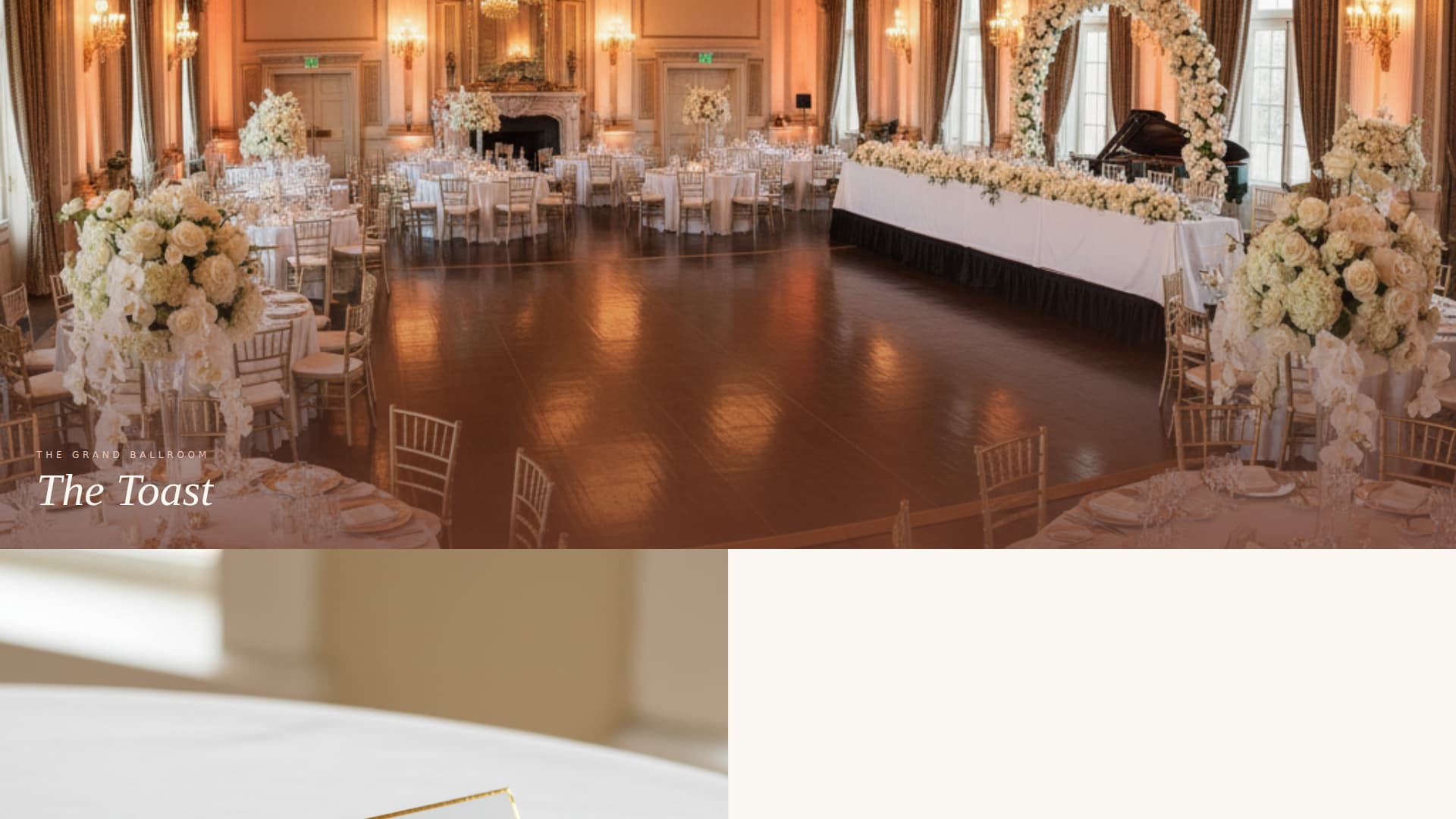 Fairway - Elegant Venue Landing Page Template
