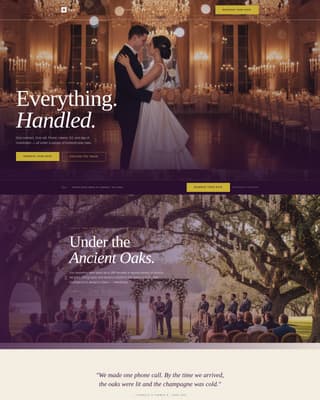 Vow - Luxe Weddingvenue Landing Page Template