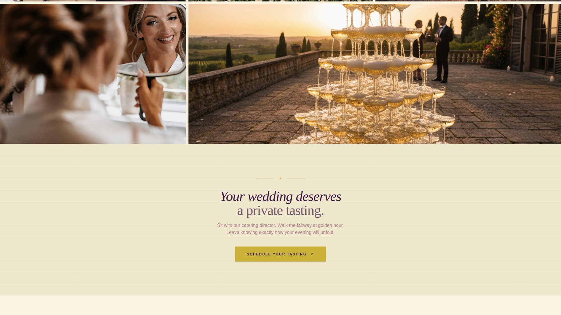 Vows - Elegant Weddingvenue Landing Page Template