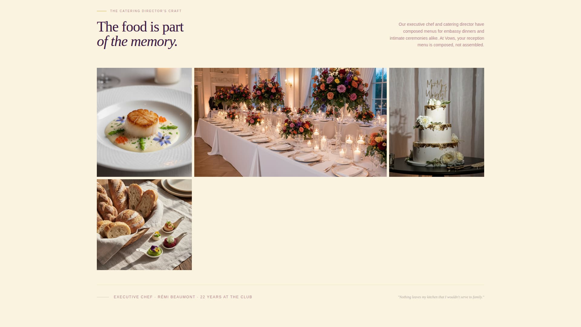 Vows - Elegant Weddingvenue Landing Page Template