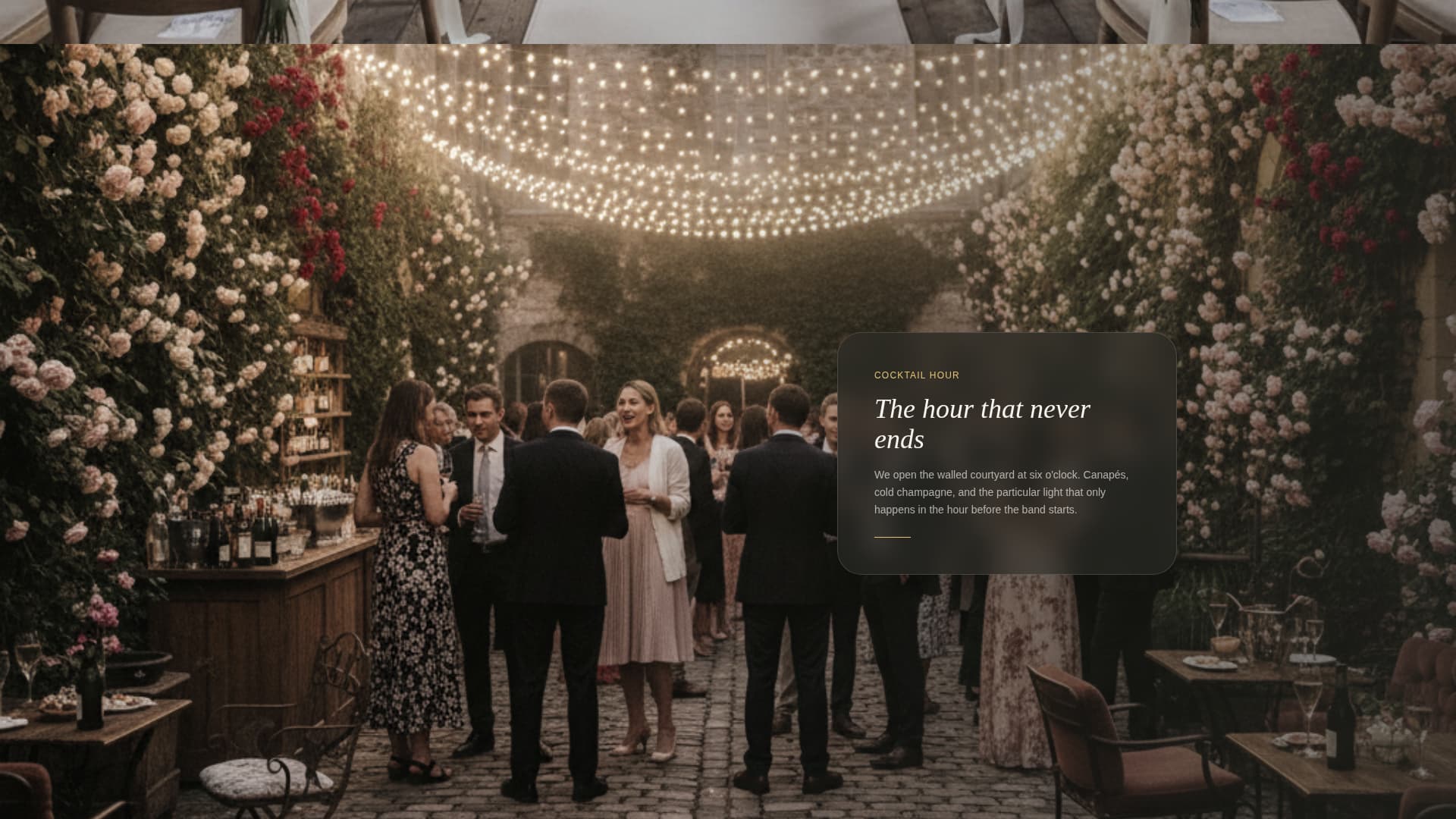 Vows - Enchanting Weddingvenue Landing Page Template