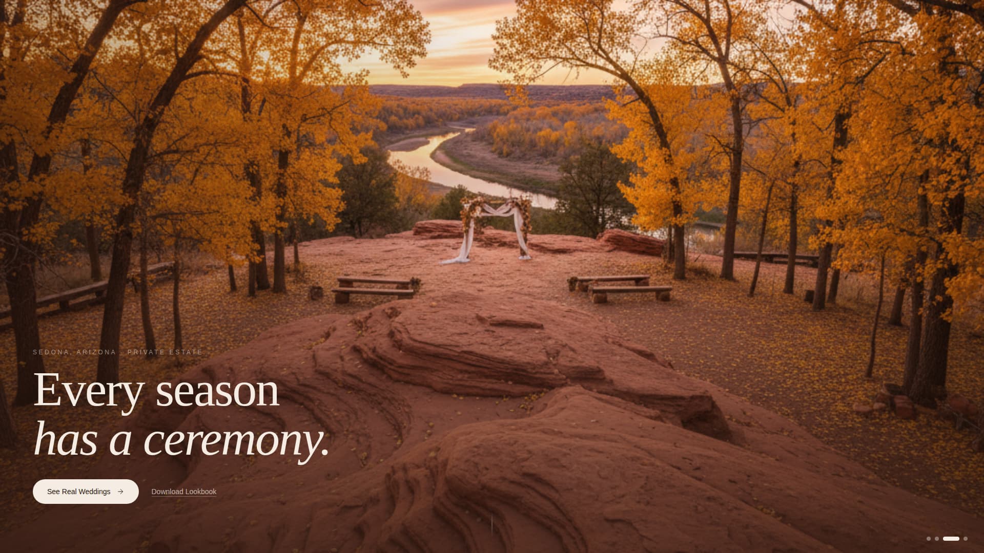 Altar - Breathtaking Desertwedding Landing Page Template