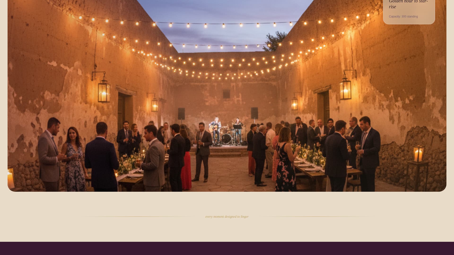 Mirage - Enchanting Desertwedding Landing Page Template