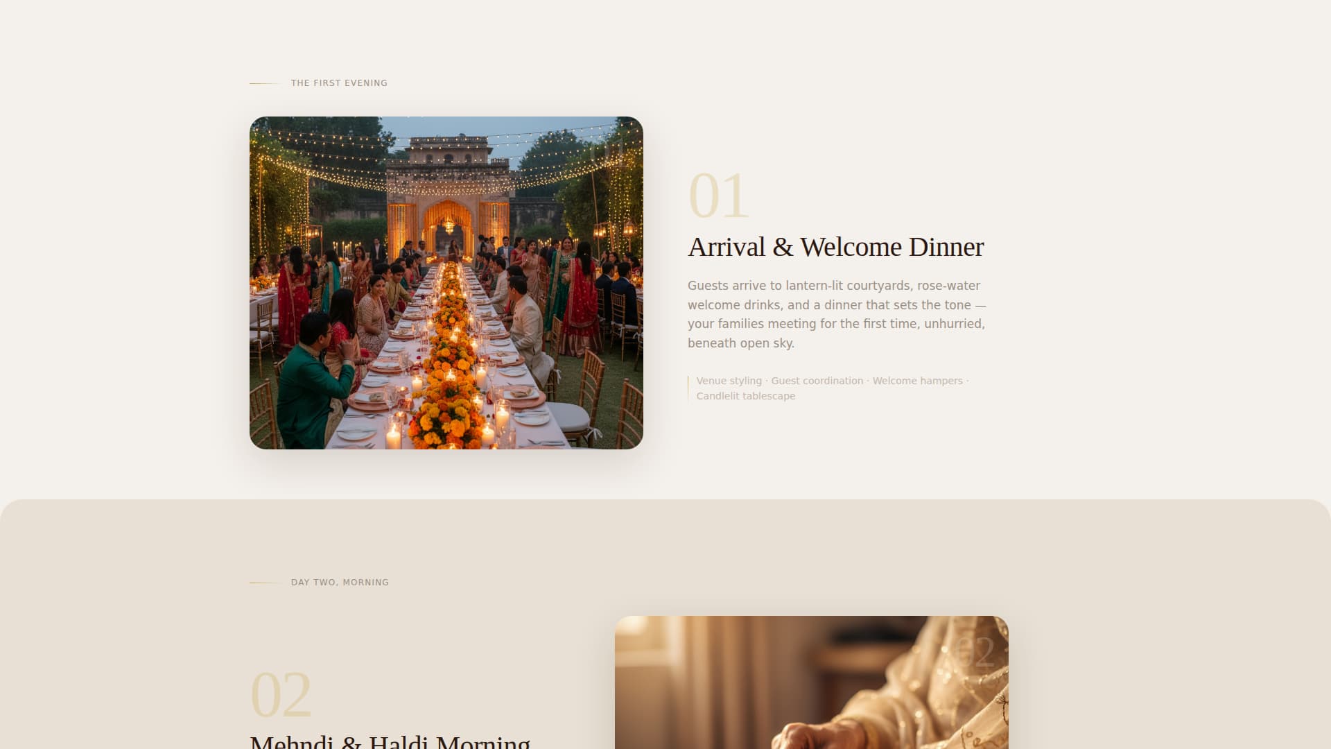 Mandap - Breathtaking Destinationwedding Landing Page Template