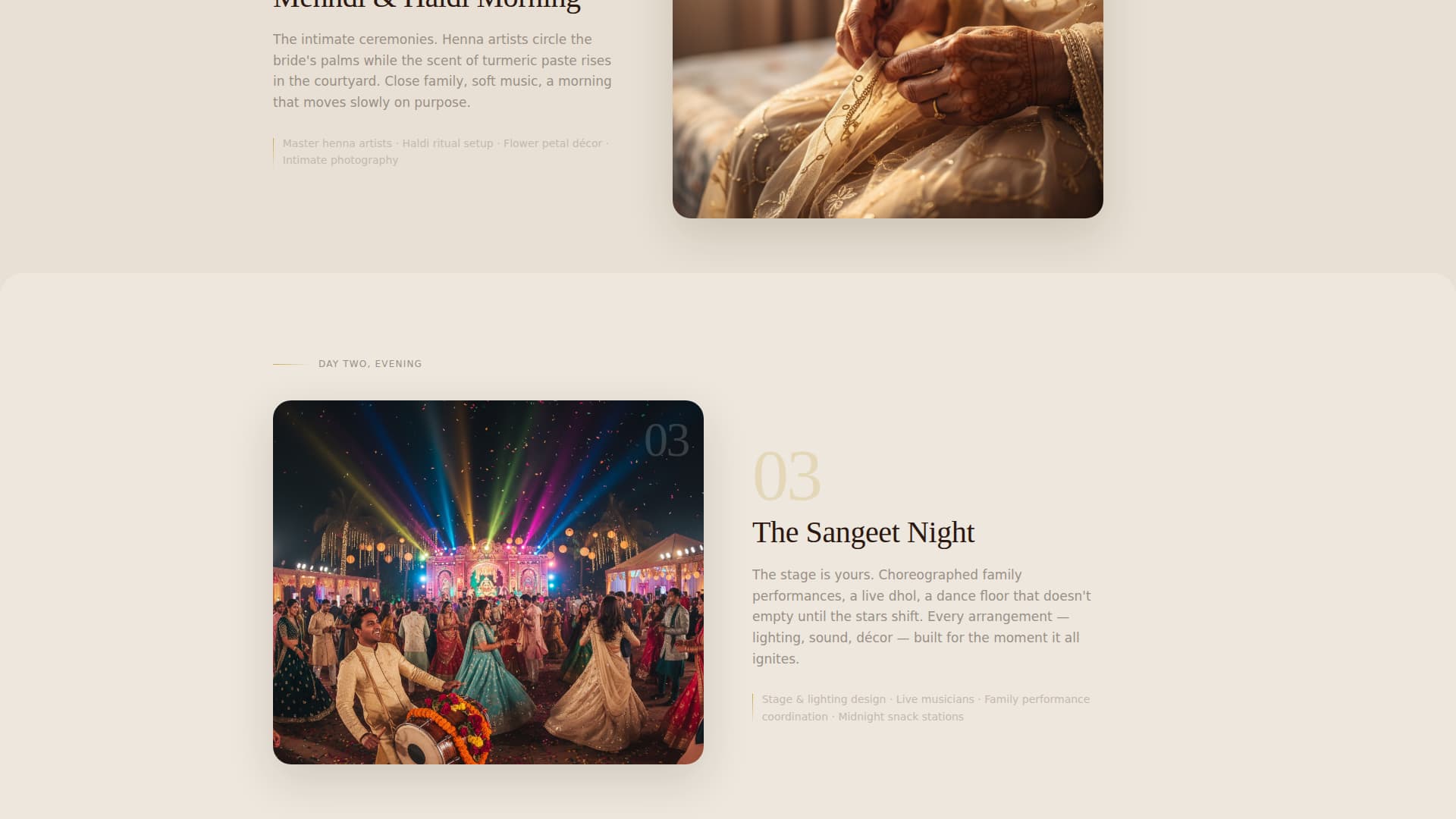 Mandap - Breathtaking Destinationwedding Landing Page Template