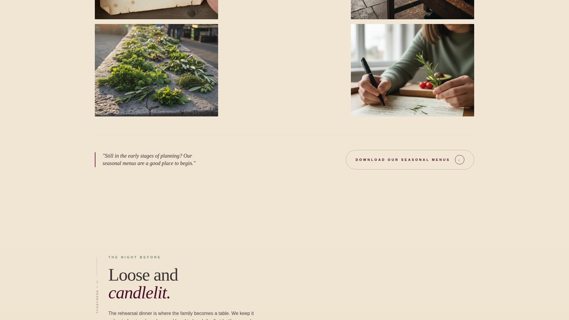 Vows - Timeless Islandwedding Landing Page Template