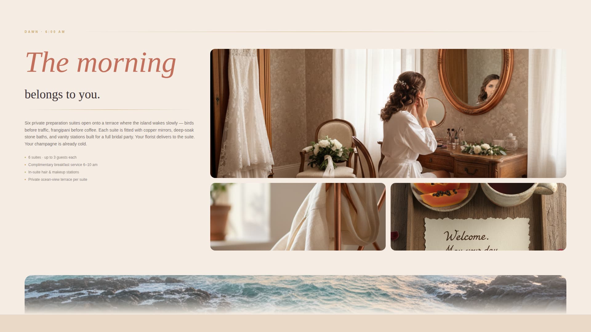Vow - Breathtaking Destinationwedding Landing Page Template