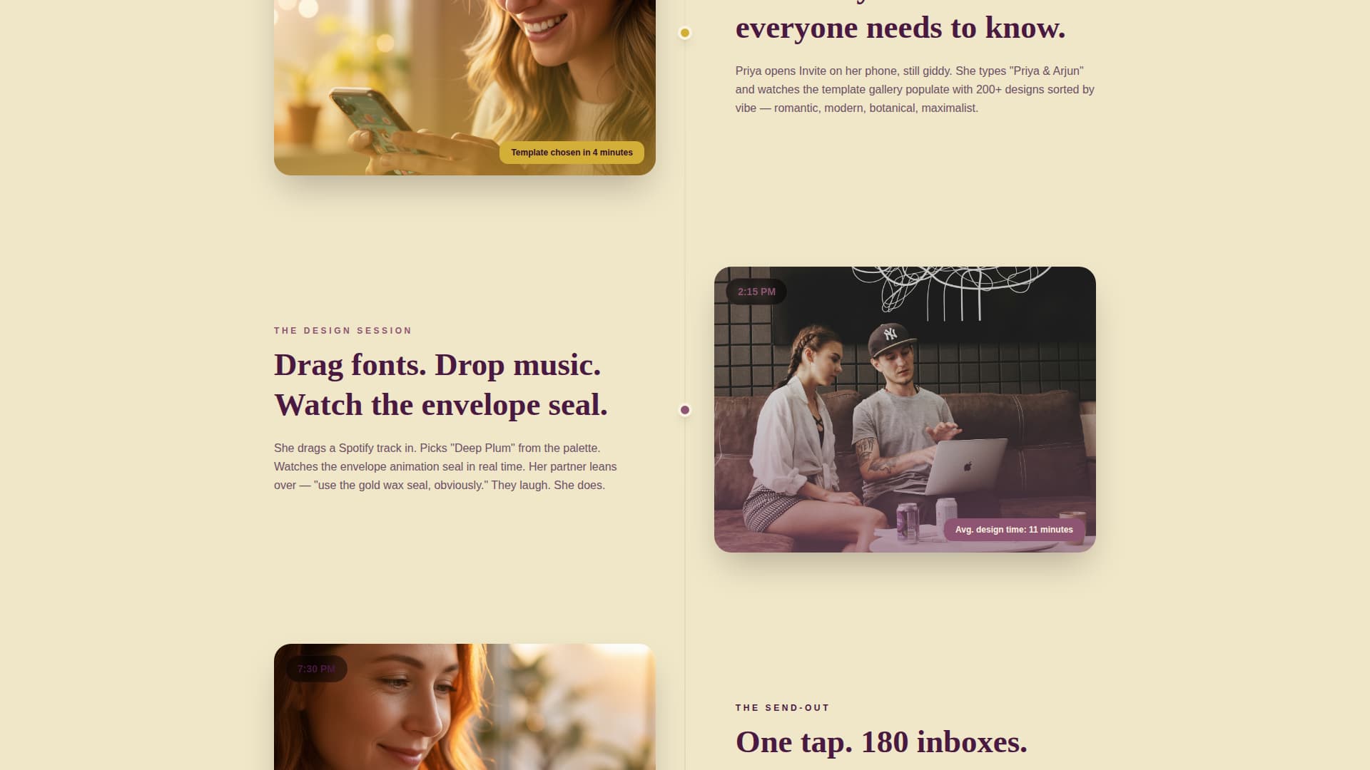 Invite - Enchanting Digitalinvitation Landing Page Template