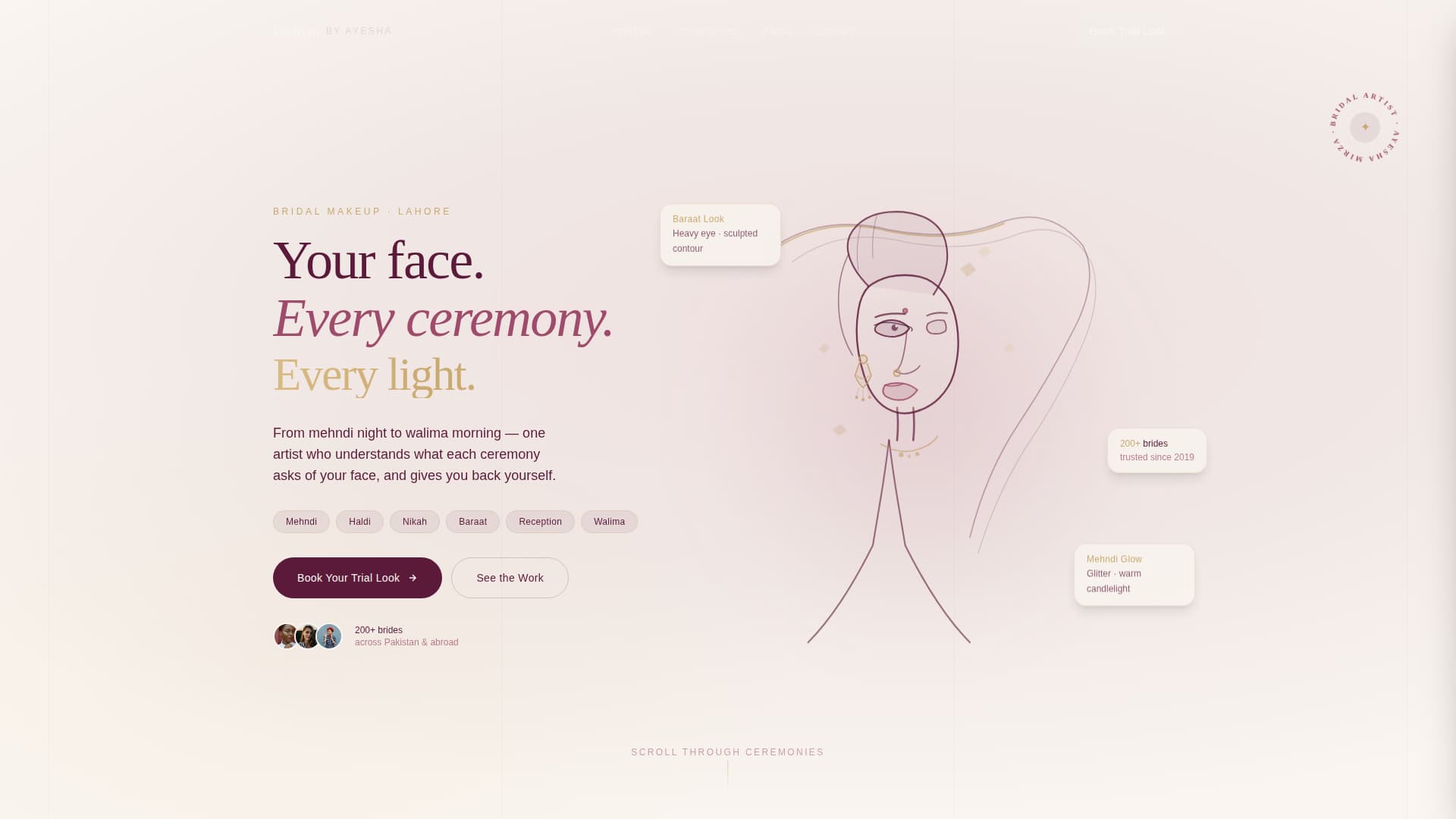 Dulhan - Elegant Bridal Landing Page Template