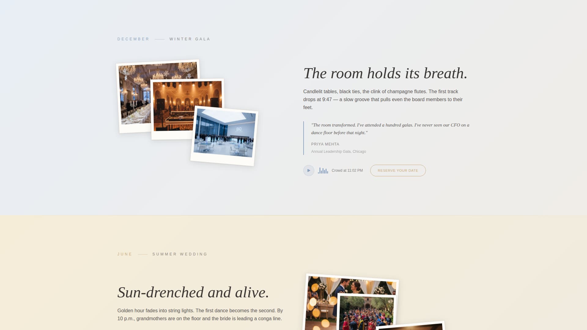Pulse - Immersive Dj Landing Page Template