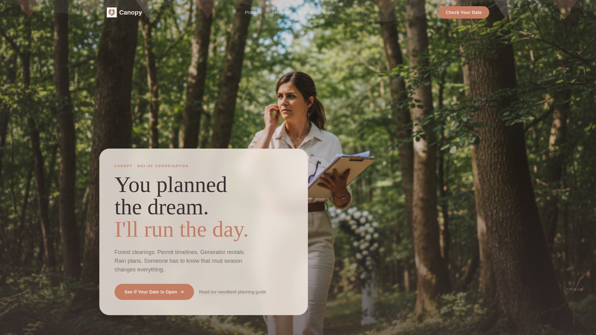 Canopy - Artisan Coordinator Landing Page Template