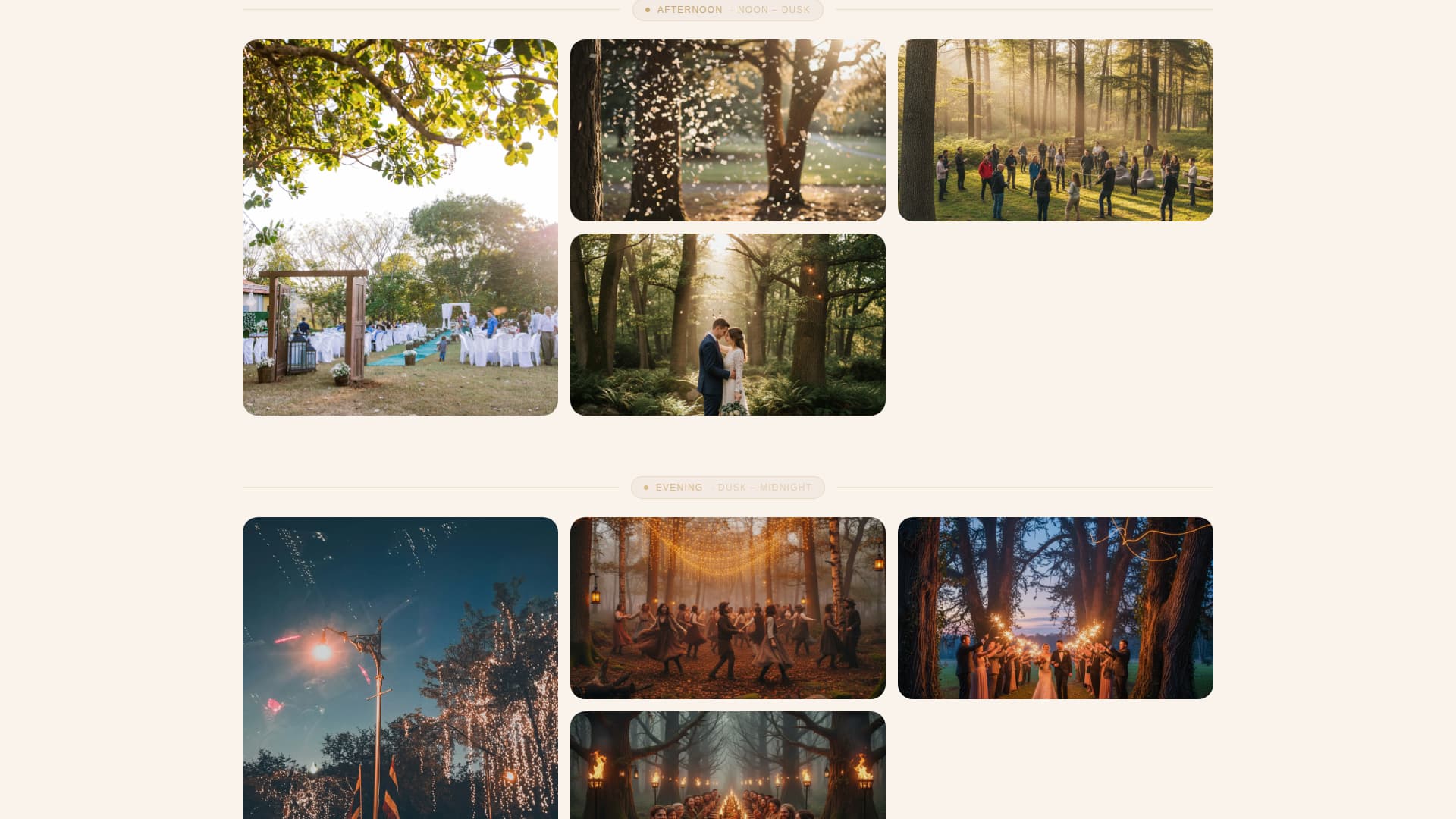 Canopy - Enchanting Woodland Landing Page Template