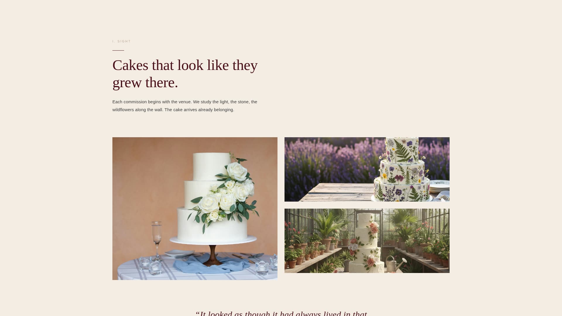 Tiers - Luxe Gardenwedding Landing Page Template