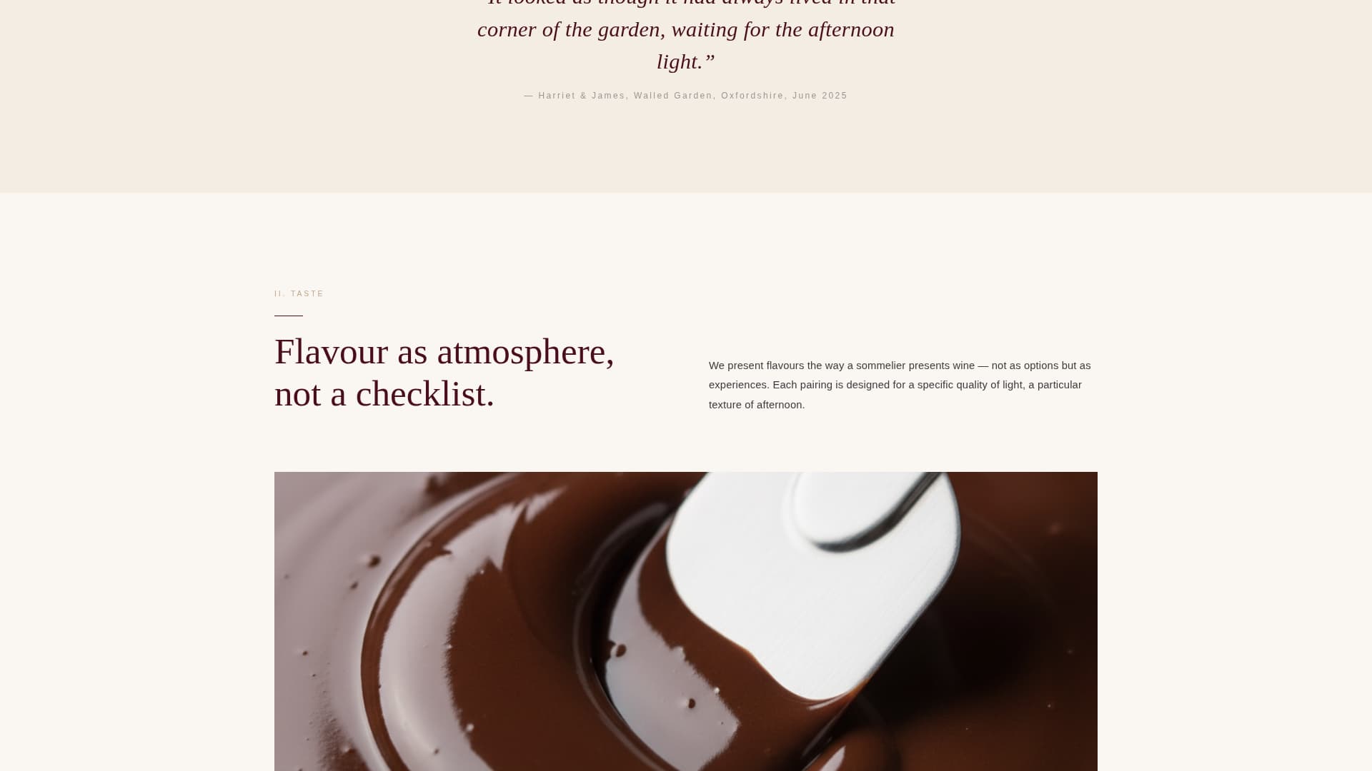 Tiers - Luxe Gardenwedding Landing Page Template