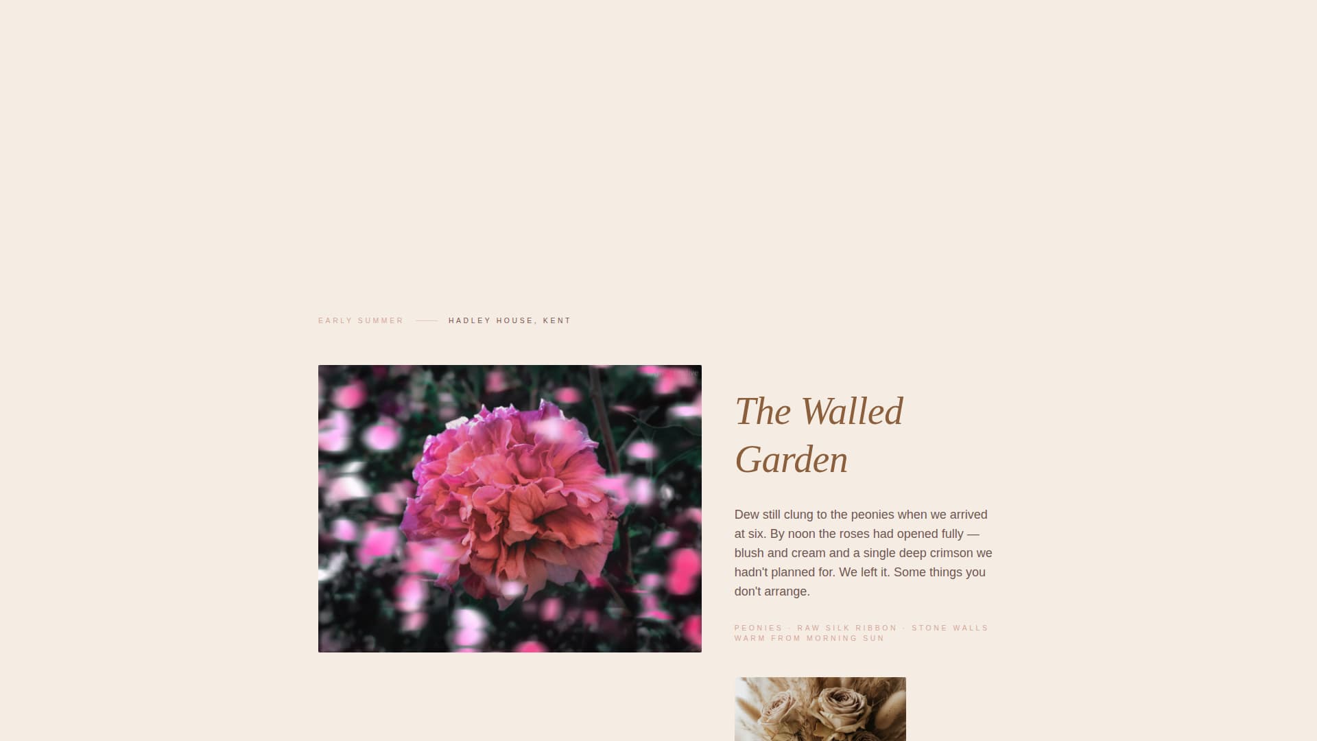 Bower - Enchanting Gardenwedding Landing Page Template