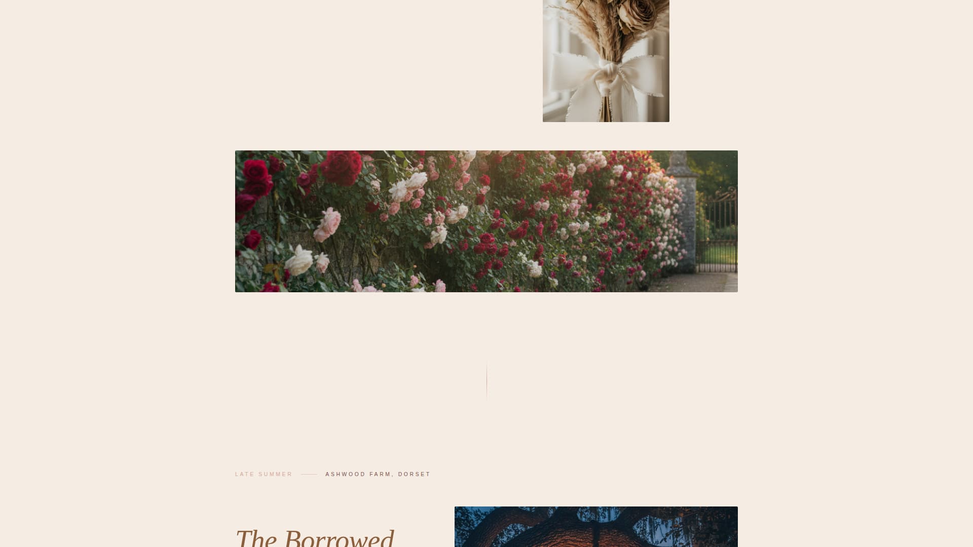 Bower - Enchanting Gardenwedding Landing Page Template